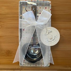 Heart Shaped Measuring Spoons NWT